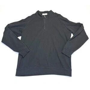 VTG Y2K Fairway & Greene Men's XXL Quarter Zip Pima Cotton Golf Pullover LOGO